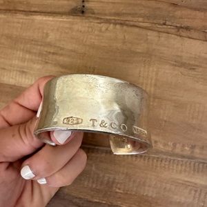 Tiffany and CO inspired Sterling Silver Cuff 925
